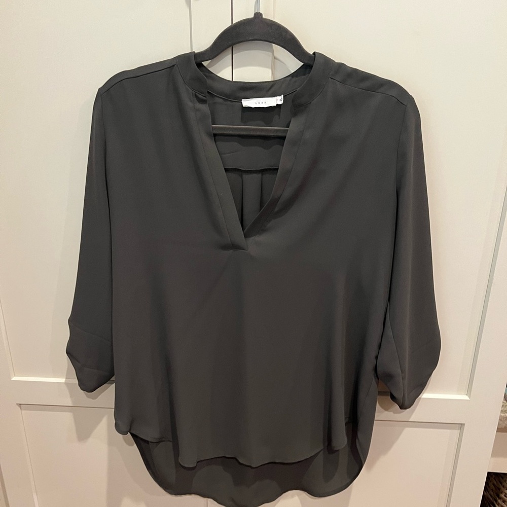 Women's Lush Dark Green Blouse